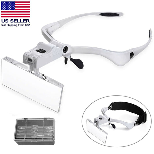 Clear Sight Pro Magnifying Glass Visor